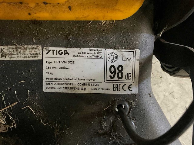 2024 stiga cp1 534 sqe grasmaaier - afbeelding 6 van  6