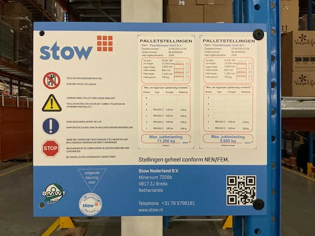 2024 stow palletstelling (168 secties) - afbeelding 7 van  9
