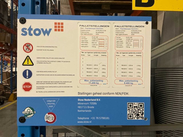 2024 stow palletstelling (168 secties) - afbeelding 6 van  14
