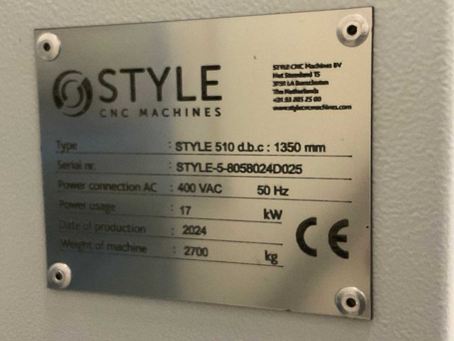 2024 style 510 cnc-draaibank - afbeelding 10 van  17
