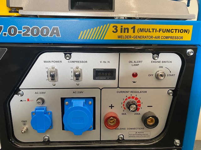 2024 swedic 3 in 1 generator-lasmachine-compressor stroomgenerator - afbeelding 10 van  11