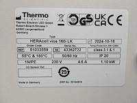 2024 thermowetenschappelijke heracell vios 160i cr laboratorium co2-incubator (2x) - afbeelding 8 van  9