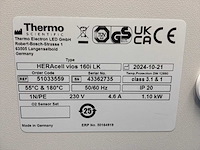 2024 thermowetenschappelijke heracell vios 160i cr laboratorium co2-incubator (2x) - afbeelding 9 van  9