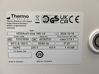 2024 thermowetenschappelijke heracell vios 160i cr laboratorium co2-incubator (2x) - afbeelding 8 van  9