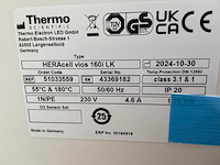 2024 thermowetenschappelijke heracell vios 160i cr laboratorium co2-incubator (2x) - afbeelding 6 van  7