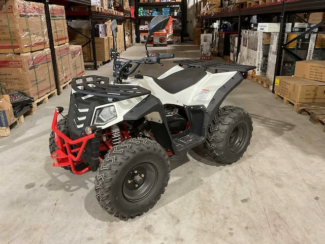 2024 ultra motocross commander 200 quad met kenteken wit - afbeelding 1 van  25