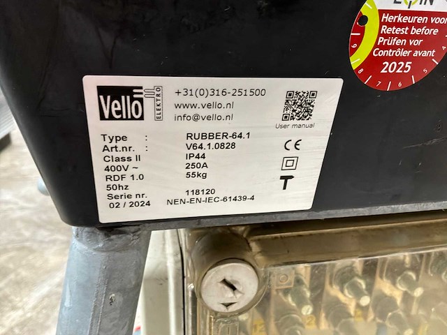 2024 vello rubber-64.1 stroomverdeelunit - afbeelding 6 van  6