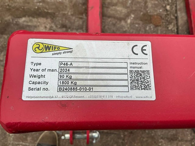 2024 wifo p46-a lepels 3-punt aansluiting - afbeelding 5 van  5