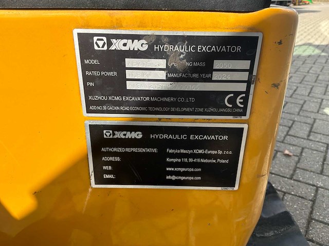 2024 xcmg xe20e minigraafmachine - afbeelding 2 van  27