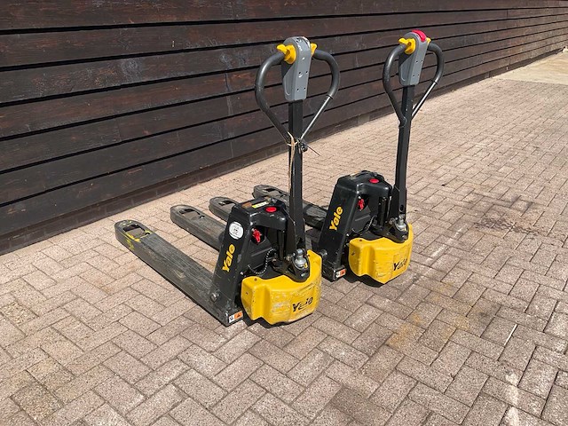 2024 yale mpc 15 elektrische palletwagen (2x) - afbeelding 1 van  7
