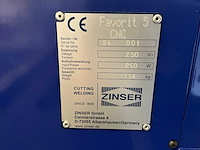 2024 zinser favorit v cnc-autogeen snij-installatie - afbeelding 4 van  12