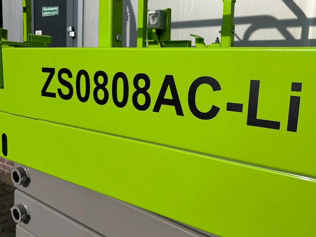 2024 zoomlion zs0808ac-li hoogwerker - afbeelding 7 van  12