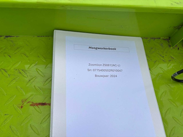 2024 zoomlion zs1012al-li hoogwerker - afbeelding 2 van  11