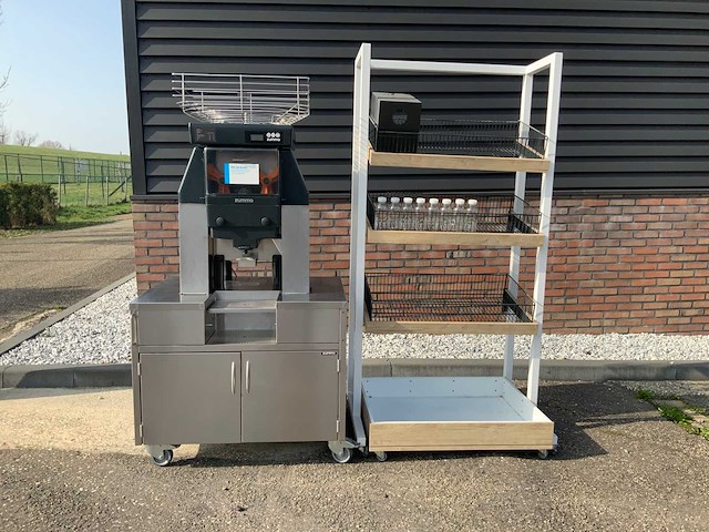 2024 zummo z40 sinaasappelpersmachine - flessenrek - flessen - afbeelding 6 van  13