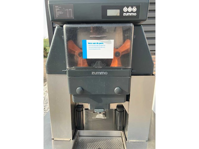 2024 zummo z40 sinaasappelpersmachine - flessenrek - flessen - afbeelding 10 van  13