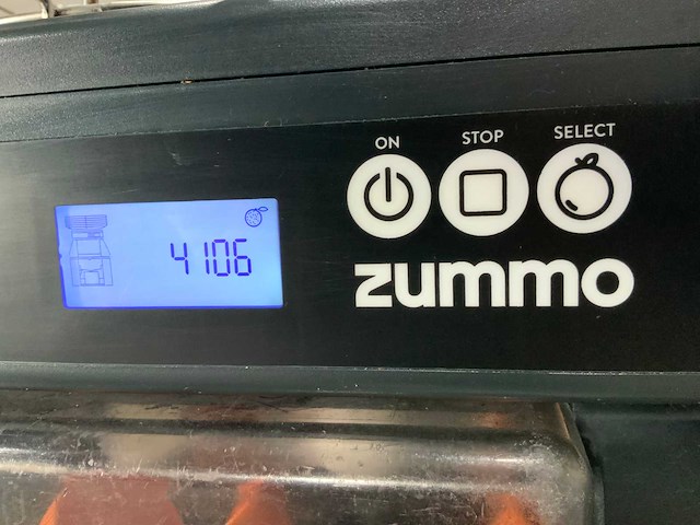 2024 zummo z40 sinaasappelpersmachine - flessenrek - flessen - afbeelding 13 van  13