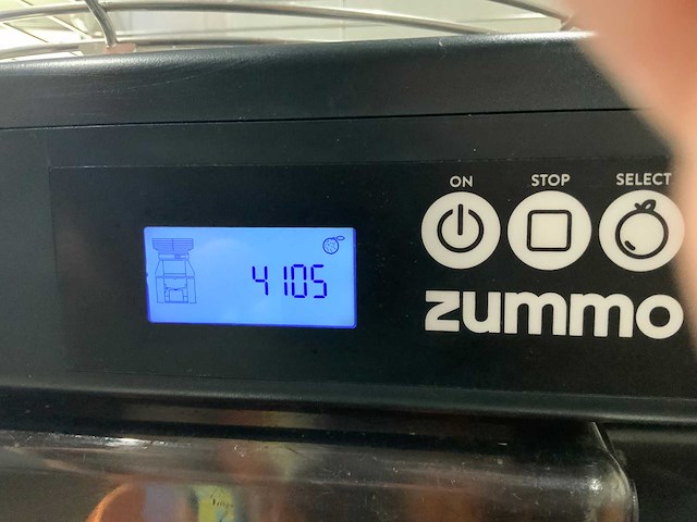 2024 zummo z40 sinaasappelpersmachine met flessenrek - afbeelding 2 van  12