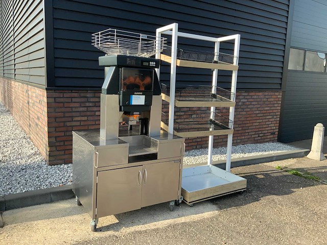 2024 zummo z40 sinaasappelpersmachine met flessenrek - afbeelding 1 van  12