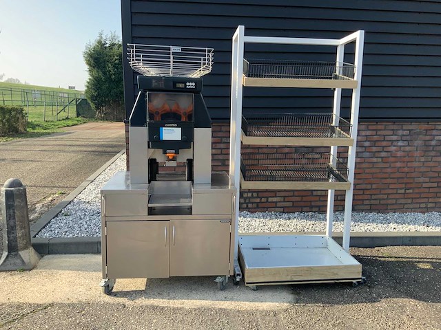 2024 zummo z40 sinaasappelpersmachine met flessenrek - afbeelding 5 van  12