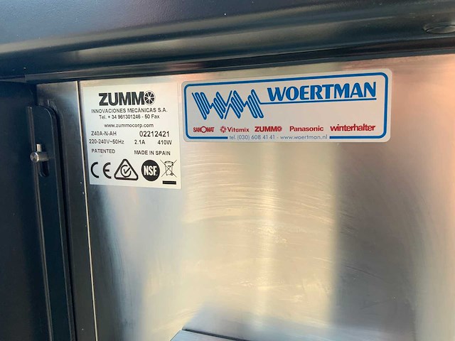 2024 zummo z40 sinaasappelpersmachine - afbeelding 7 van  8