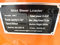 2025 - 36c - skidsteer loader - afbeelding 2 van  23