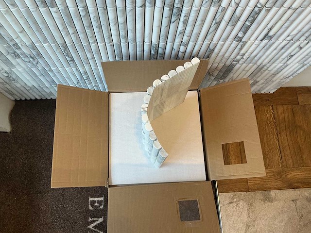 2025 - arabescato marmer - luxe natuursteentegels (37,5m2) - afbeelding 7 van  8