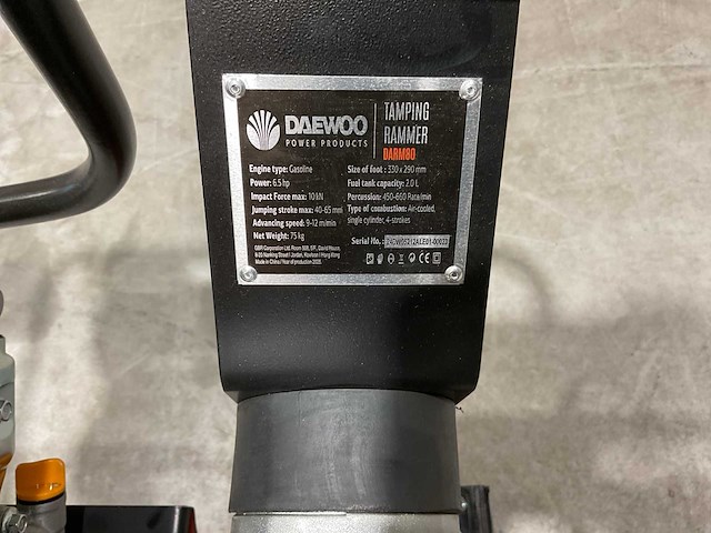 2025 - daewoo darm80 trilplaat - afbeelding 3 van  19