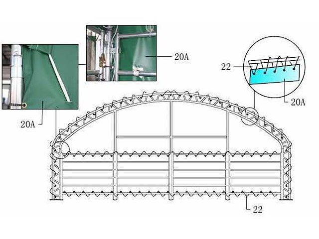 2025 - easy-going - (10x10x4,5 meter) - dierenverblijf / shelter 10 meter - afbeelding 2 van  15