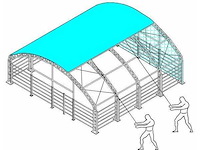 2025 - easy-going - (10x10x4,5 meter) - dierenverblijf / shelter 10 meter - afbeelding 4 van  15