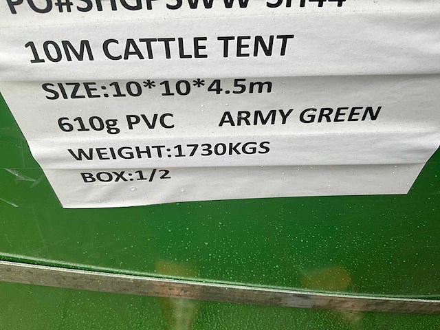 2025 - easy-going - (10x10x4,5 meter) - dierenverblijf / shelter 10 meter - afbeelding 5 van  13