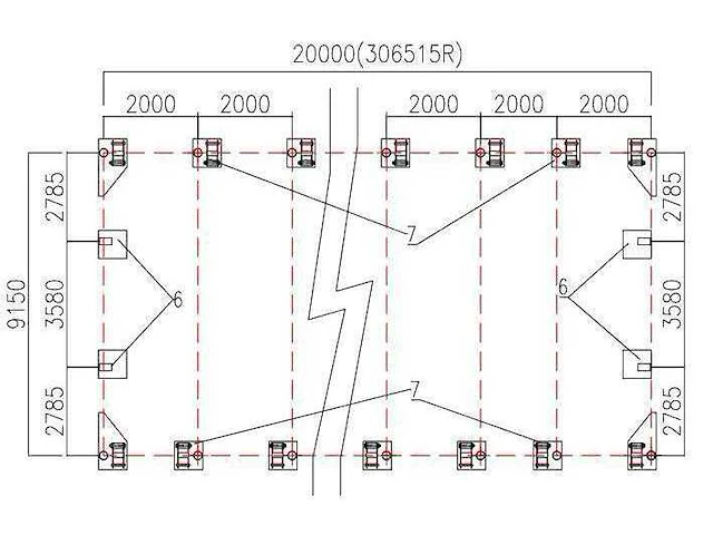 2025 - easy-going - 20x9,15x4,50 meter - garage tent / opslag shelter 306515r - afbeelding 12 van  12