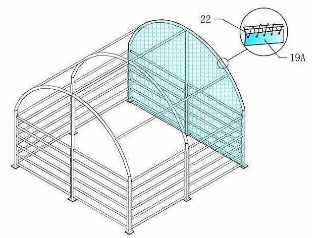 2025 - easy-going - (4x4x3,15 meter) - dierenverblijf / shelter 4 meter - afbeelding 3 van  13
