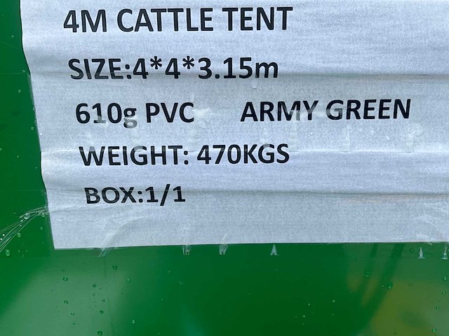 2025 - easy-going - (4x4x3,15 meter) - dierenverblijf / shelter 4 meter - afbeelding 5 van  13