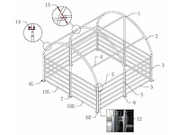 2025 - easy-going - (4x4x3,15 meter) - dierenverblijf / shelter 4 meter - afbeelding 10 van  13