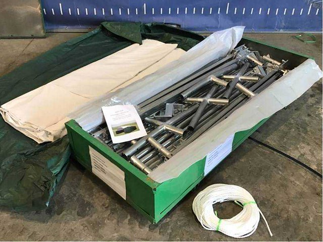 2025 - easy-going - (6x6x2 meter) - shelter overkapping / tent tussen 2 containers c2020 - afbeelding 4 van  28