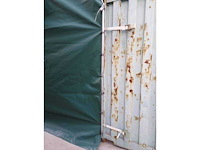 2025 - easy-going - (6x6x2 meter) - shelter overkapping / tent tussen 2 containers c2020 - afbeelding 20 van  28