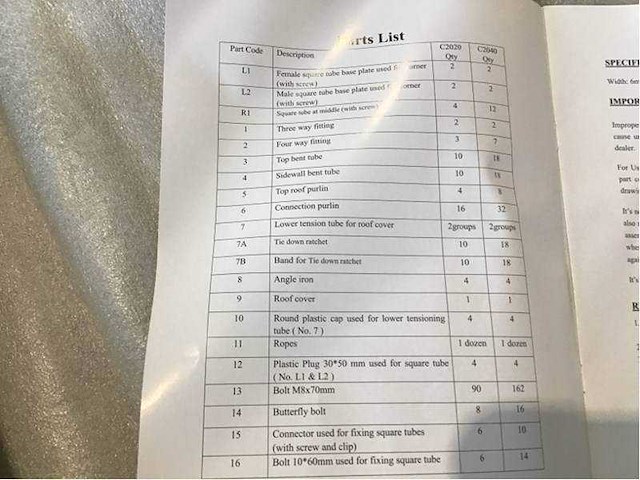 2025 - easy-going - (6x6x2 meter) - shelter overkapping / tent tussen 2 containers c2020 - afbeelding 6 van  16