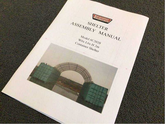 2025 - easy-going - (6x6x2 meter) - shelter overkapping / tent tussen 2 containers c2020 - afbeelding 11 van  16