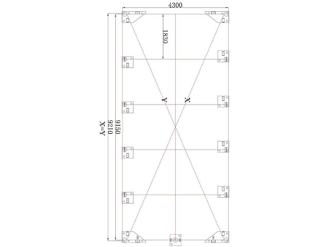 2025 - easy-going - (9,20x4,30x4,30 meter) - garage tent / opslag shelter 143014r - afbeelding 6 van  23
