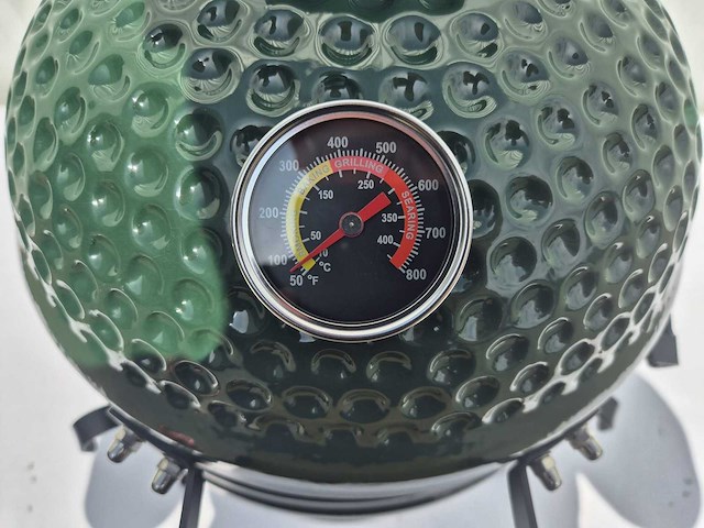 2025 - kamado bbq 13 inch groen - afbeelding 4 van  5