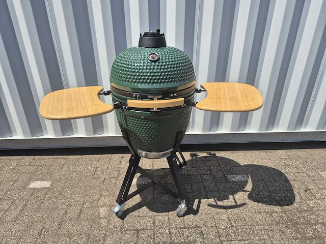 2025 - kamado bbq 21 inch groen - afbeelding 4 van  9