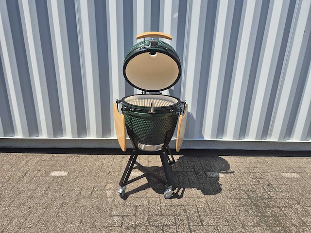 2025 - kamado bbq 21 inch groen - afbeelding 1 van  4
