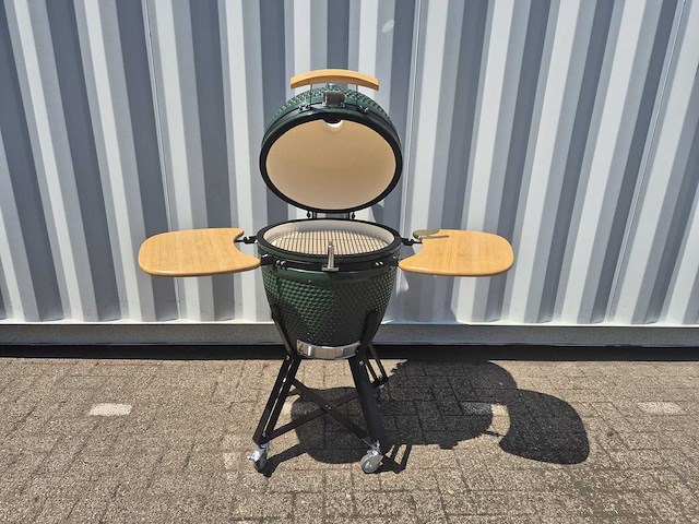 2025 - kamado bbq 21 inch groen - afbeelding 4 van  6