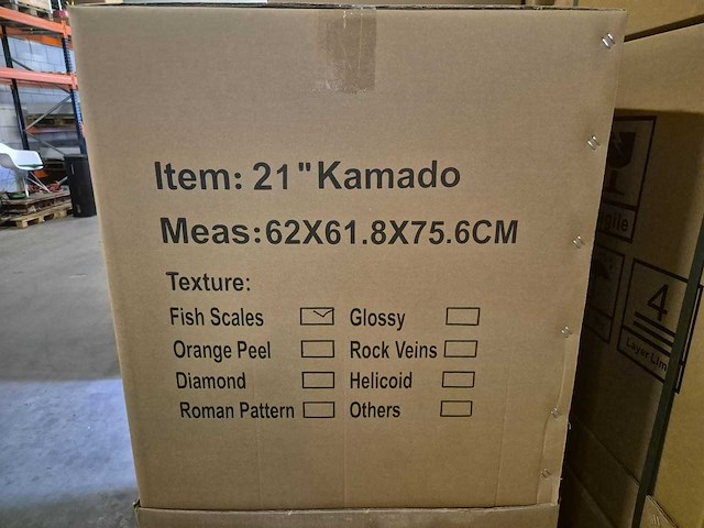 2025 - kamado bbq 21 inch rood - afbeelding 3 van  11