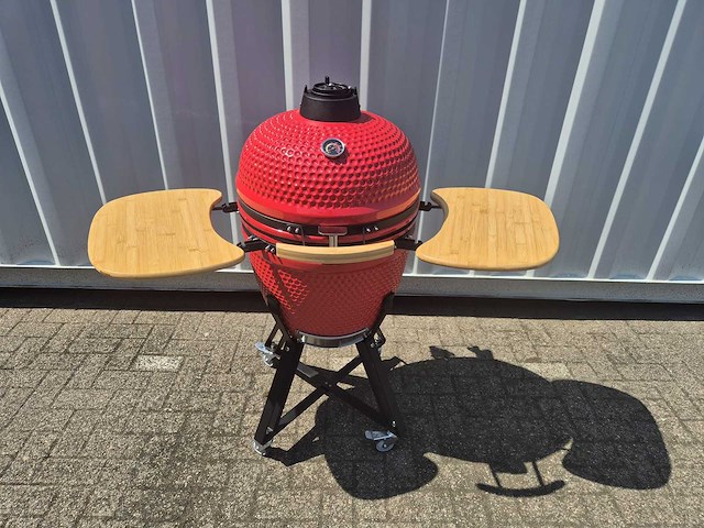 2025 - kamado bbq 21 inch rood - afbeelding 3 van  8