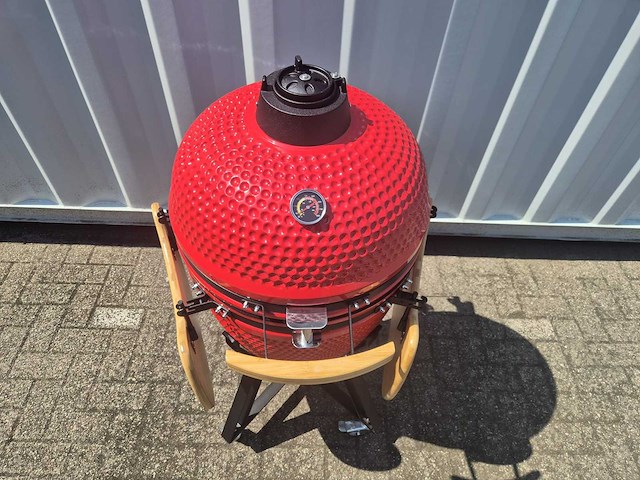2025 - kamado bbq 21 inch rood - afbeelding 4 van  8