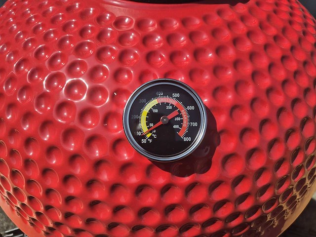 2025 - kamado bbq 21 inch rood - afbeelding 6 van  8