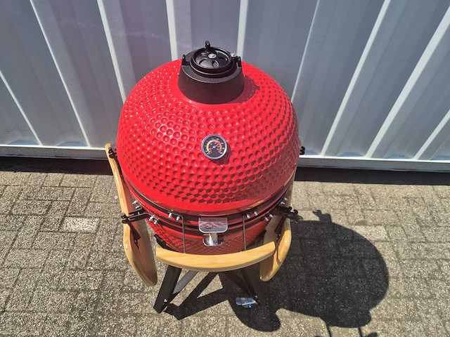 2025 - kamado bbq 21 inch rood - afbeelding 4 van  7