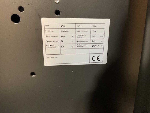 2025 - noblelift - 5748 - electrische stapelaar - afbeelding 16 van  17