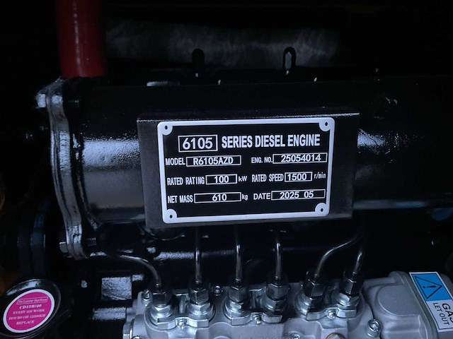 2025 - rte - 100 kva - stroomgenerator - afbeelding 2 van  12